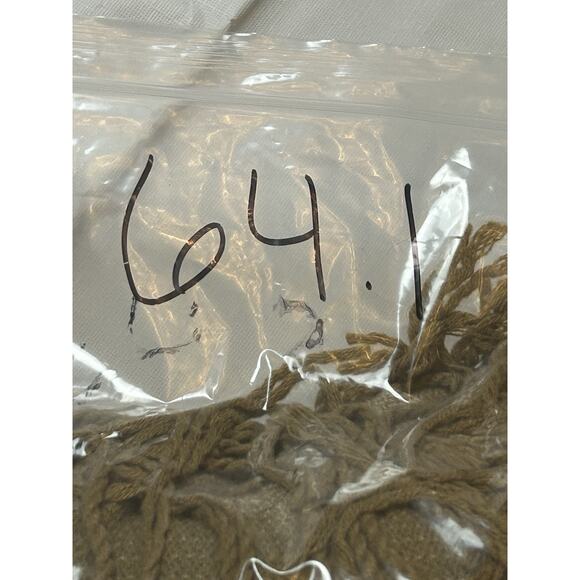 Free People Desert Dream Tan Striped Cowl Neck Poncho Southwestern Boho OS - Picture 7 of 7